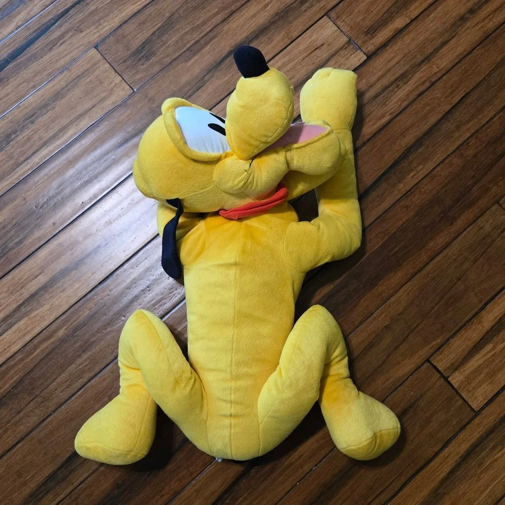 Vintage Fisher Price Disney Jumbo Pluto Plush Stuffed Animal 30